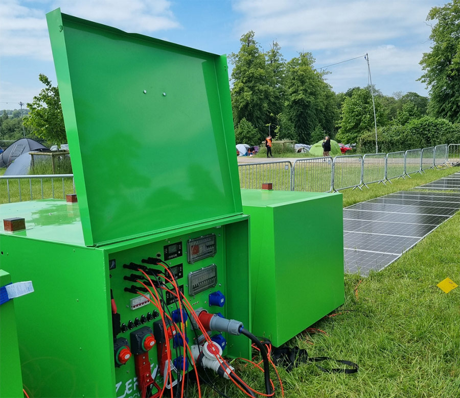 Power supply for outdoor events
